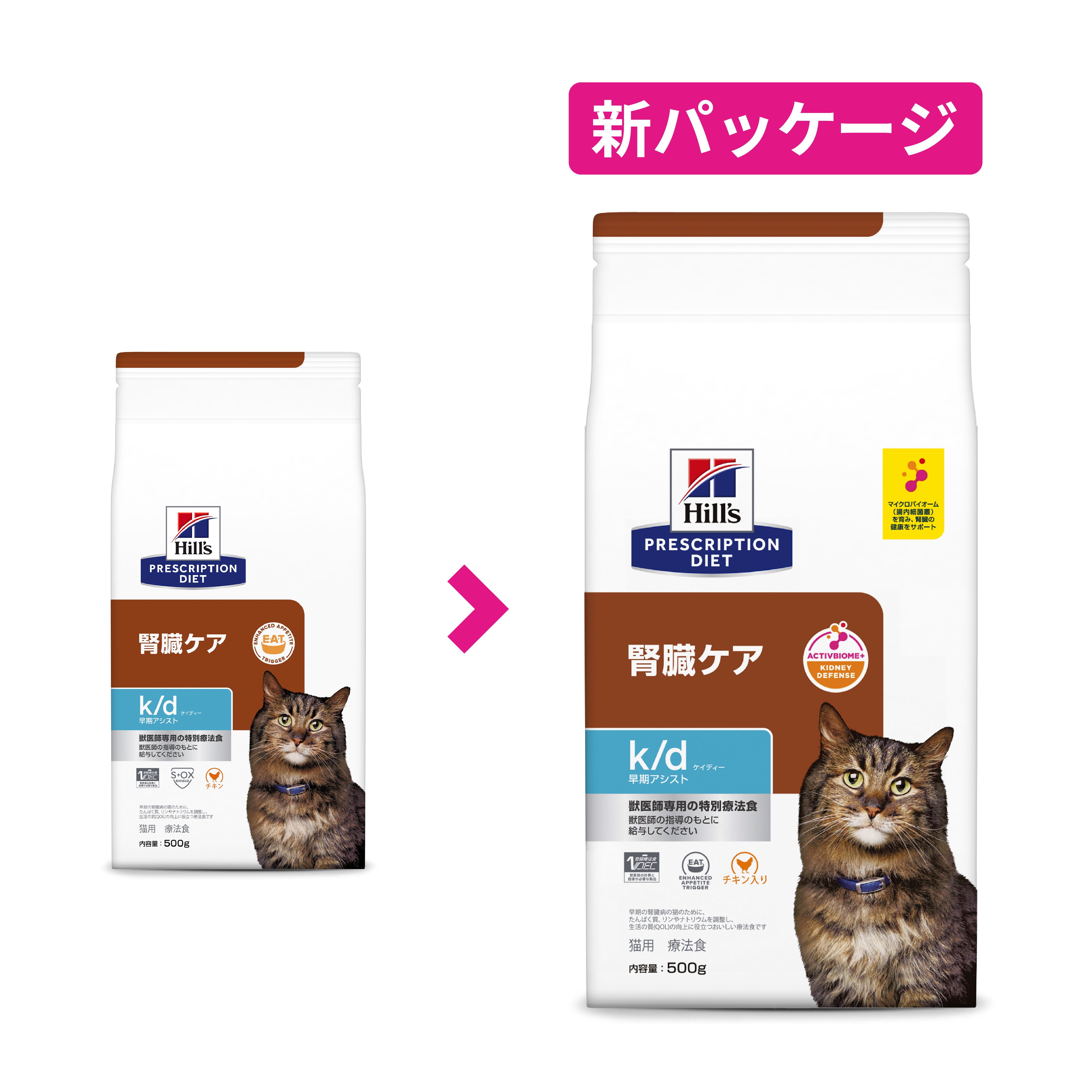 k/d ケイディー早期アシスト 猫用〈腎臓ケア〉チキン入り 特別療法食 2kg（ヒルズ プリスクリプション・ダイエット ）