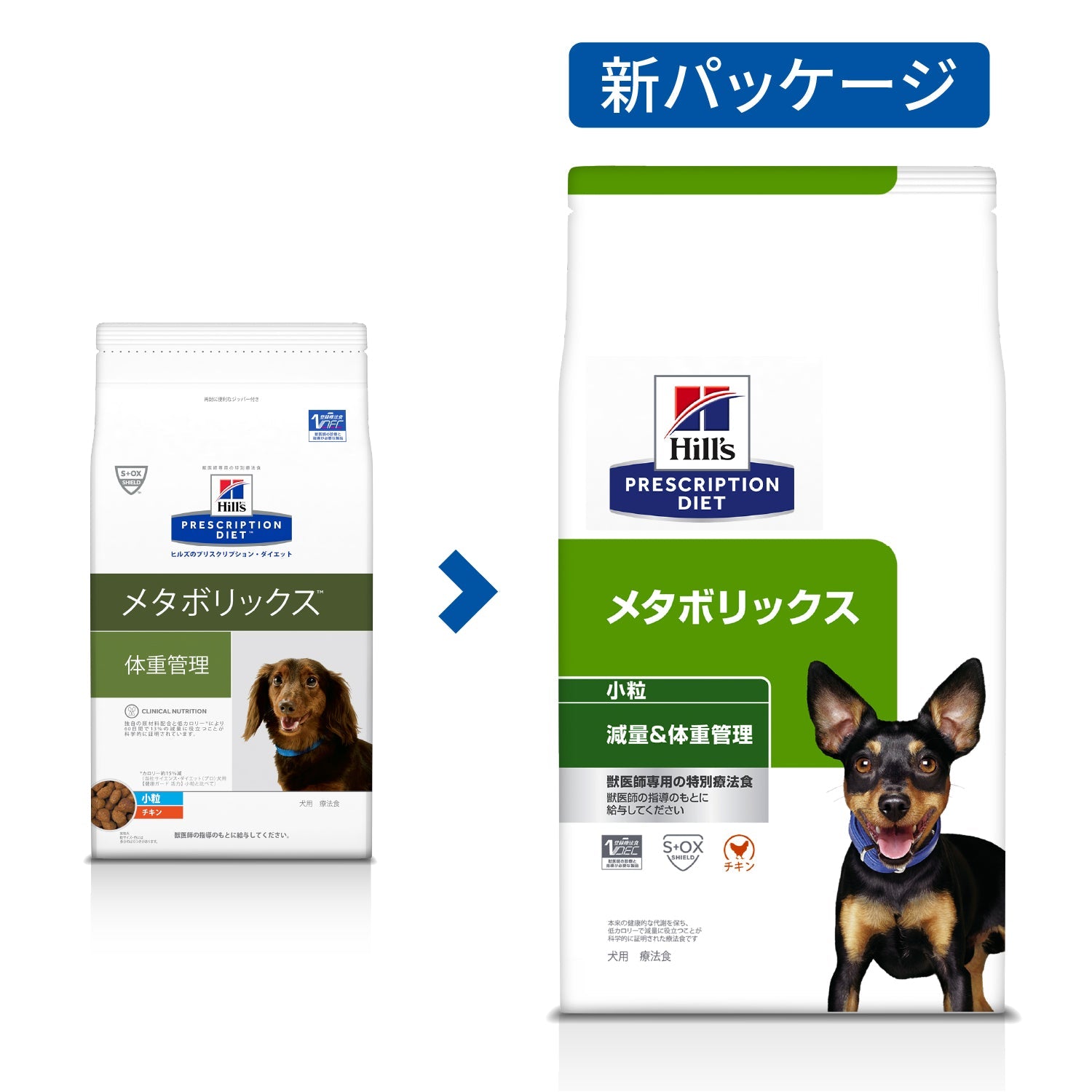 ヒルズ プリスクリプション・ダイエット ドッグフード メタボリックス 小粒 チキン 犬用 特別療法食