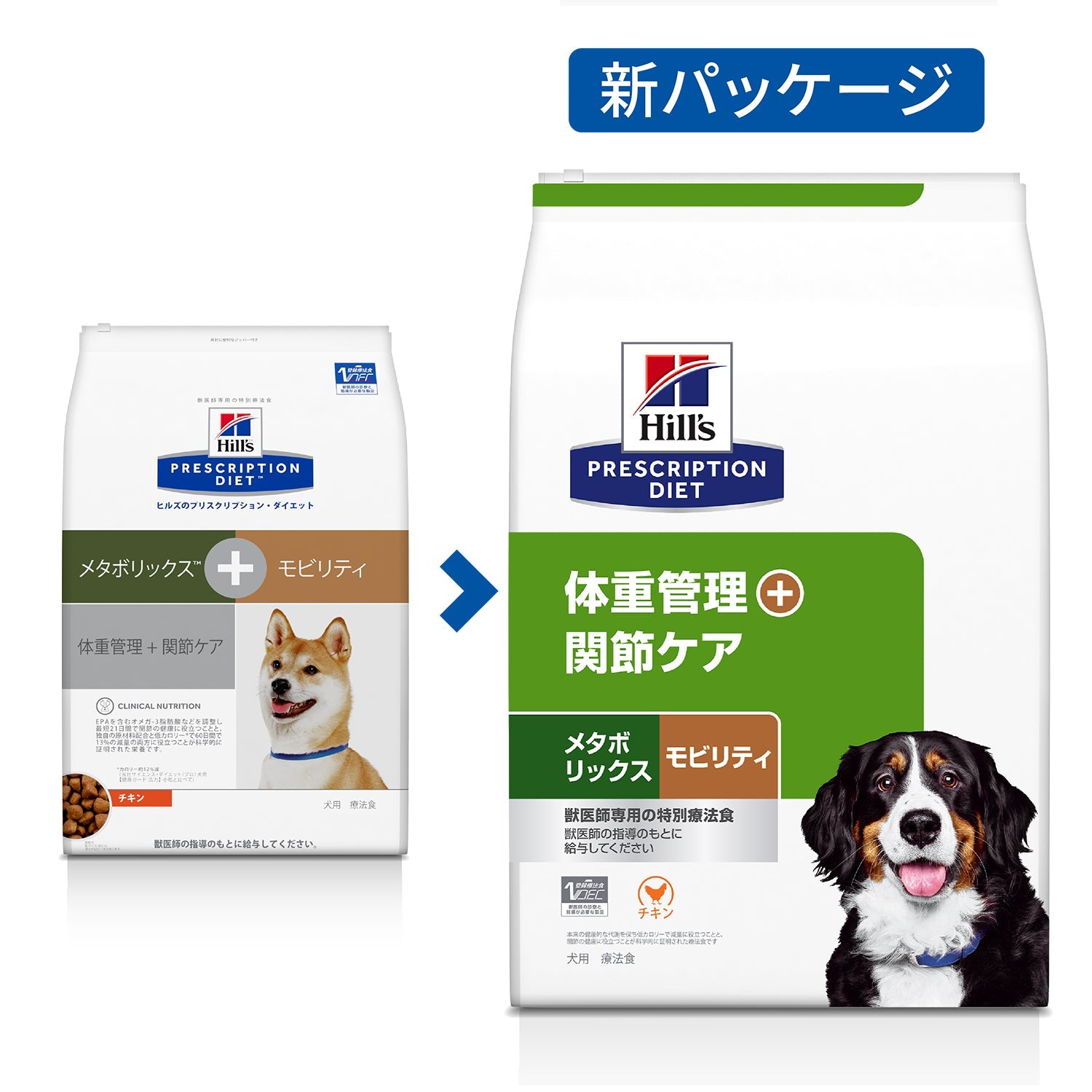 ヒルズ 食事療法食 犬用 メタボリックス＋モビリティ 体重管理＋関節ケア ドライ 小粒 3kg