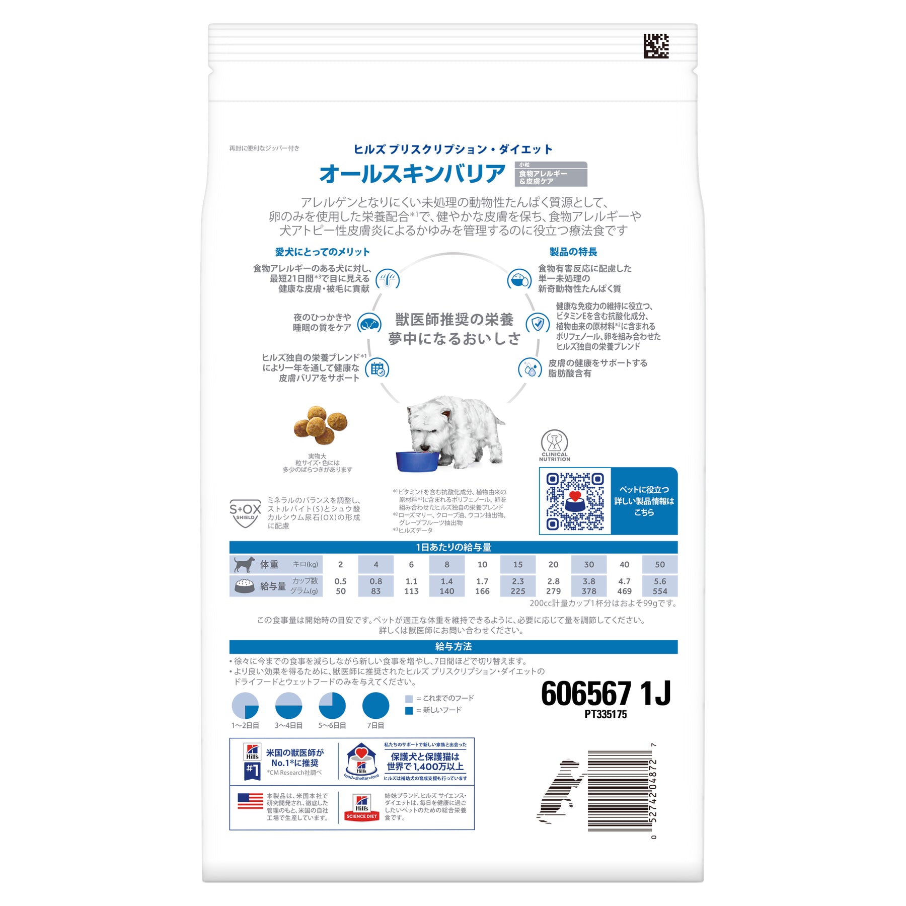 オールスキンバリア 犬用〈食物アレルギー＆皮膚ケア〉エッグ＆ライス 特別療法食（ヒルズ プリスクリプション・ダイエット ）