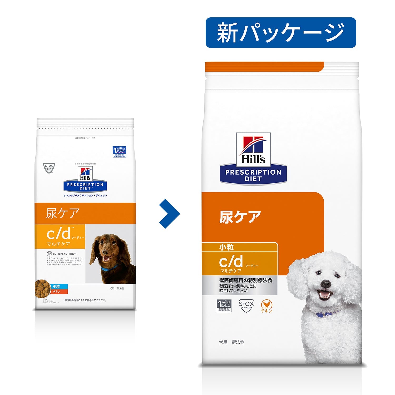 c/d シーディー マルチケア 小粒 犬用〈尿ケア〉 チキン 特別療法食（ヒルズ プリスクリプション・ダイエット ）