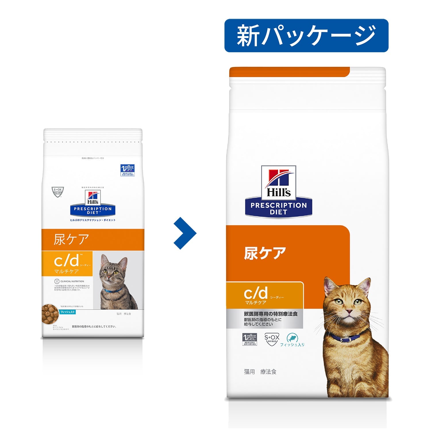 c/d シーディー マルチケア 猫用〈尿ケア〉 フィッシュ入り 特別療法食（ヒルズ プリスクリプション・ダイエット ）