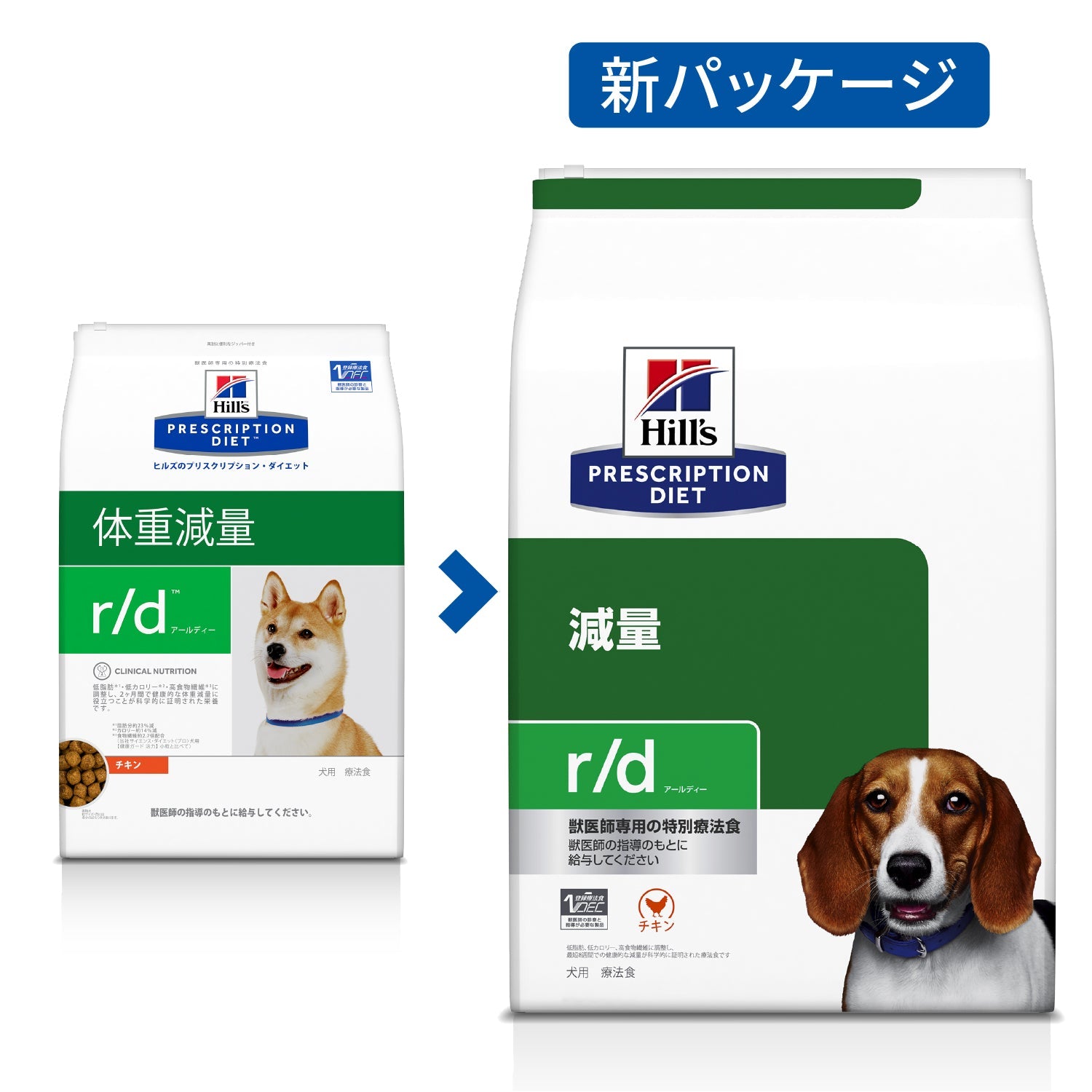 ヒルズ プリスクリプション・ダイエット ドッグフード r/d アールディー チキン 犬用 特別療法食