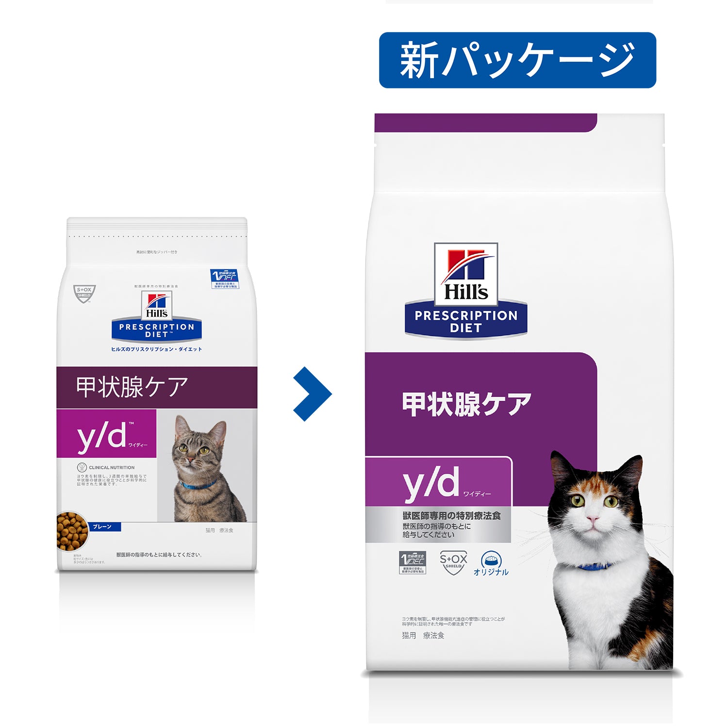 y/d ワイディー 猫用〈甲状腺ケア〉オリジナル 特別療法食（ヒルズ プリスクリプション・ダイエット ）